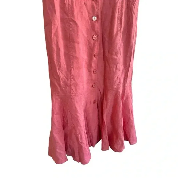 Rachel Parcell Blush Button Midi Dress - Picture 6 of 14